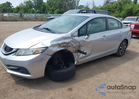 2014 Honda Civic Ex z USA, uszkodzony, nr VIN 19XFB2F89EE017729